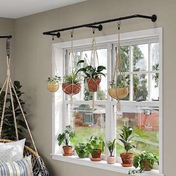 Crehomfy Industrial Pipe Clothes Rack with 3 Hooks, 72’'L Wall Mounted Garment Rack, Heavy Duty Iron Garment Bar, Clothes Hanging Rod Bar for Laundry Room, Max Load 135Lb Black (3 Base)