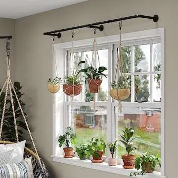 Crehomfy Industrial Pipe Clothes Rack - Wall Mounted & Sturdy