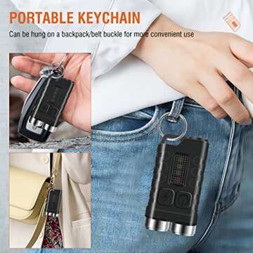 CJYYUE V3 Mini EDC Flashlight - 900 Lumens, Rechargeable