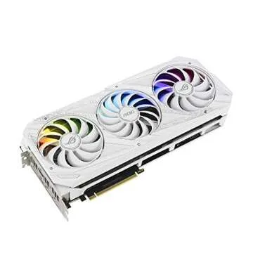ASUS ROG STRIX NVIDIA GeForce RTX™ 3070 White OC Edition Gaming Graphics Card (PCIe 4.0, 8GB GDDR6, HDMI 2.1, DisplayPort 1.4a, White color scheme, Axial-tech Fan Design, 2.9-slot, Super Alloy Power