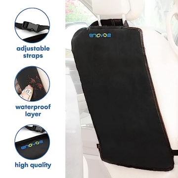 Enovoe Kick Mats - Car Seat Back Cover for Kids
