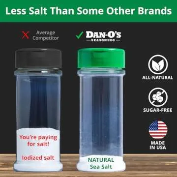 Dan-O's Cheesoning® Seasoning - Great on Pasta, Pizza, Popcorn, Meats, Veggies, and Snacks - Italian Seasoning Blend - All-Purpose, Sugar Free, Zero Calorie for Cooking Anything- Medium bottle 7.6oz