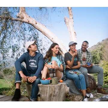 Life is Good. Tattered Chill Cap Heart-Bone