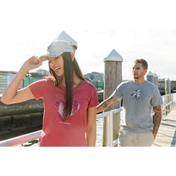 Life is Good. Tattered Chill Cap Heart-Bone