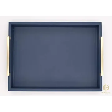 Stylish Montecito Coffee Table Tray with Elegant Finish
