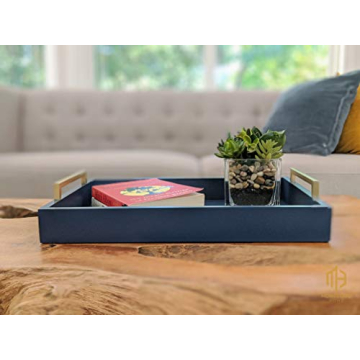 Stylish Montecito Coffee Table Tray with Elegant Finish
