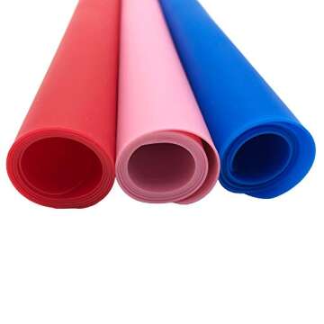 LONGFITE Large Silicone Counter Mat 19.68x15.74 Inch