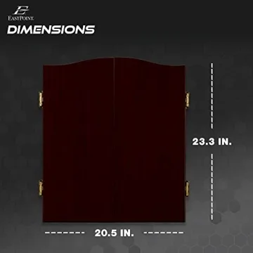 Derbyshire Dart Board Cabinet Set with Darts & Scoreboard