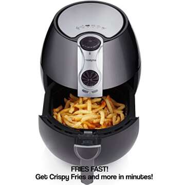 Air Fryer by Cozyna (3.7QT) with airfryer cookbooks (over 50 recipes)