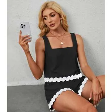 ETOSELL Womens Summer Two Piece Sets for Vacation Beach