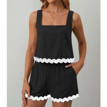 ETOSELL Womens Summer Two Piece Sets for Vacation Beach