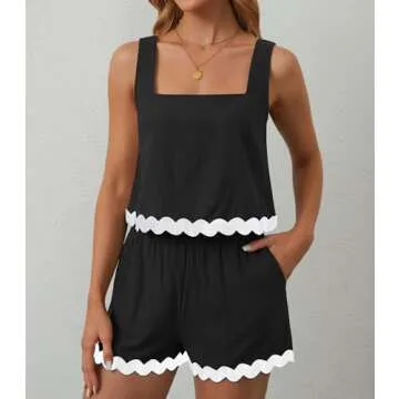 ETOSELL Womens Summer Two Piece Sets for Vacation Beach