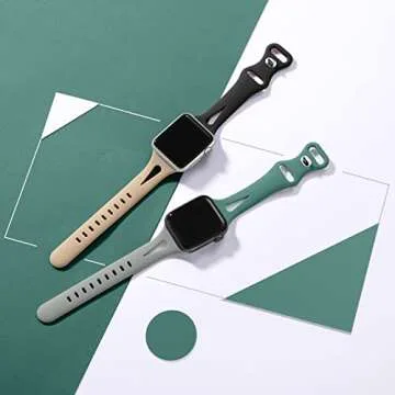 Getino Compatible with Apple Watch Band 38mm 40mm 41mm 42mm 44mm 45mm 46mm 49mm iWatch Ultra Series ...