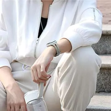 Getino Compatible with Apple Watch Band 38mm 40mm 41mm 42mm 44mm 45mm 46mm 49mm iWatch Ultra Series 10 9 8 7 6 5 4 3 2 SE Women, Soft Silicone Slim Sport Bands, Black/Pebble Gray/Cyprus Green/Milk Tea