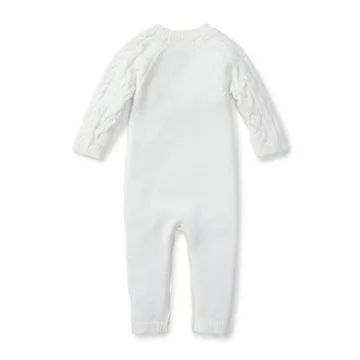 Hope & Henry Organic Cotton Baby Sweater Romper