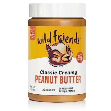 Wild Friends Foods Peanut Butter, Classic Creamy, 16 oz Jar