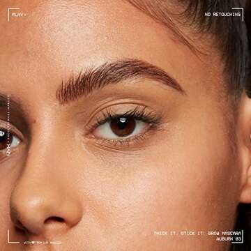 NYX PROFESSIONAL MAKEUP Thick It Stick It Thickening Brow Mascara, Eyebrow Gel - Auburn