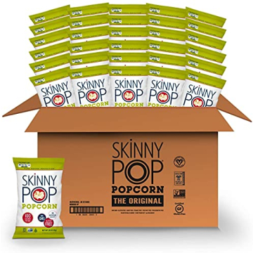 SkinnyPop Original Popcorn Individual Snack Bags – Gluten-Free & Healthy