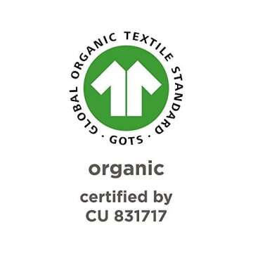 Washcloths, Absorbent Knit Terry, Super Soft 100% Organic Cotton