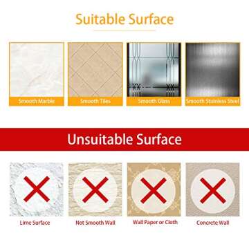 SMART&COOL 12 Inches Self-adhesive Magnetic Knife Holder, Magnetic Knife Strip for Wall Mounting, no Drilling (Stainless Steel-12 in)