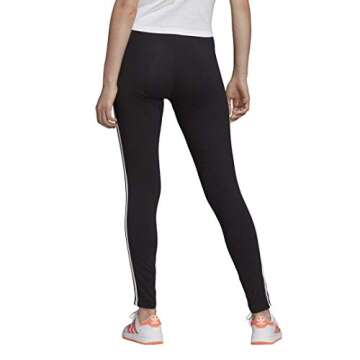 adidas Originals womens Adicolor 3-Stripes Tights Black/White X-Large