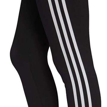 adidas Originals womens Adicolor 3-Stripes Tights Black/White X-Large