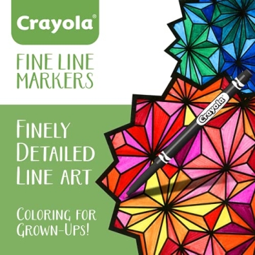 Crayola Fine Line Markers Set of 40 for Adults