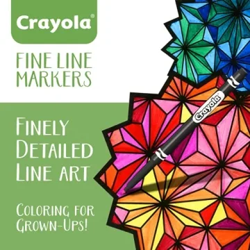 Crayola Fine Line Markers Set of 40 for Adults