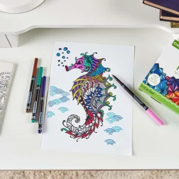 Crayola Fine Line Markers Set of 40 for Adults