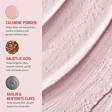 First Aid Beauty FAB Pharma Calamine Pore Purging Mask – Detoxifying Face Mask with Calamine, Kaolin Clay, Bentonite Clay and Salicylic Acid – 2.5 oz