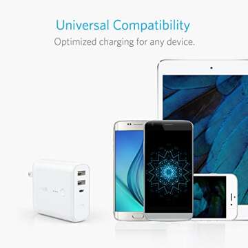 Anker PowerCore Fusion, Portable Charger 5000mAh with Dual USB Wall Charger, Foldable Plug and PowerIQ Travel Charger, Battery Pack for iPhone, iPad, Android, Samsung Galaxy and More