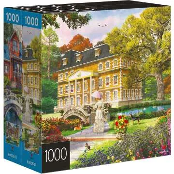 1000 Piece Family Jigsaw Puzzles - 2 Pack