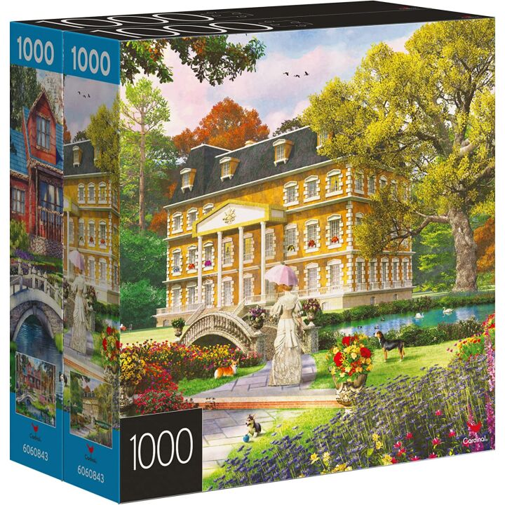 1000 Piece Family Jigsaw Puzzles - 2 Pack