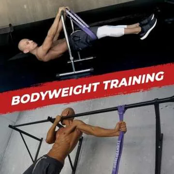 Rubberbanditz Resistance Bands Workout Kit (7 pcs) | Exercise Bands, Door Anchor, Handles, Carry Bag, Straps | Resistance Training, Physical Therapy (5-200lbs) | 1.2 lbs (0.5 kg) Basic Package