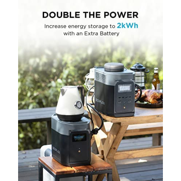 EcoFlow Delta 2 Power Station - Expandable Portable Solar Generator
