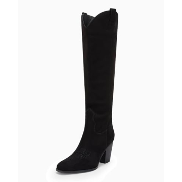 Fashionable Women's Cowboy Knee High Boots for All Seasons