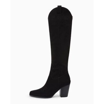 Fashionable Women's Cowboy Knee High Boots for All Seasons