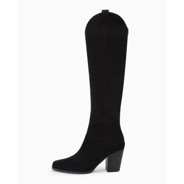 Fashionable Women's Cowboy Knee High Boots for All Seasons