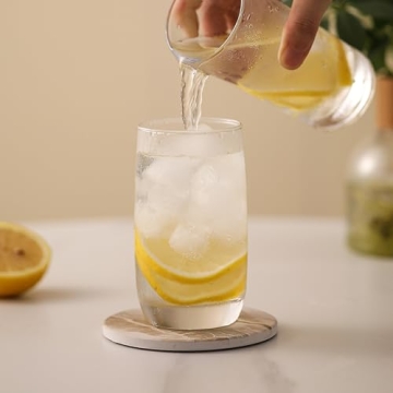 Stylish Absorbent Stone Coasters Set of 6 - LIFVER