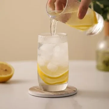 Stylish Absorbent Stone Coasters Set of 6 - LIFVER