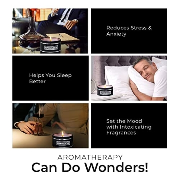 Unique Aromatherapy Candles for Men - Inspirational Gifts