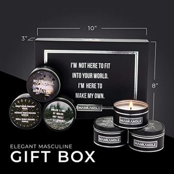 Unique Aromatherapy Candles for Men - Inspirational Gifts