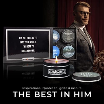 Unique Aromatherapy Candles for Men - Inspirational Gifts
