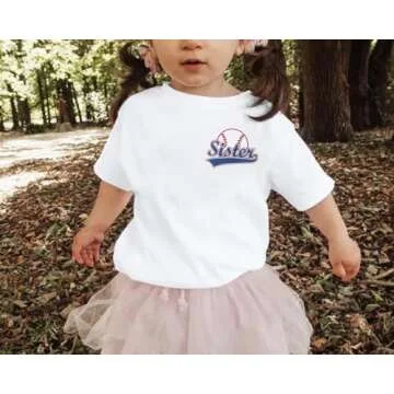FRYAID Toddler Baseball Shirt Soft Cotton for Girls