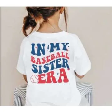 FRYAID Toddler Baseball Shirt Soft Cotton for Girls