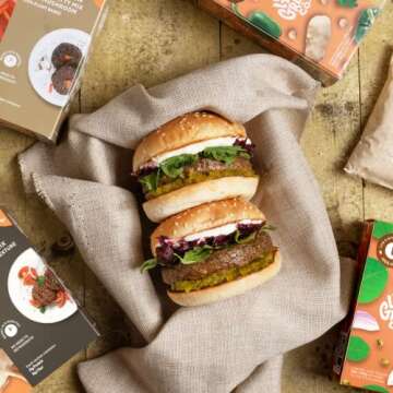 Vegan Black Bean & Mushroom Burger Patties 14 oz - Quick Prep