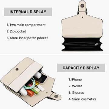 JBB Crossbody Shoulder Purse - Chic Vegan Leather Bag