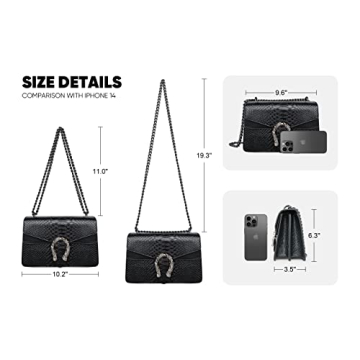 JBB Crossbody Shoulder Purse - Chic Vegan Leather Bag