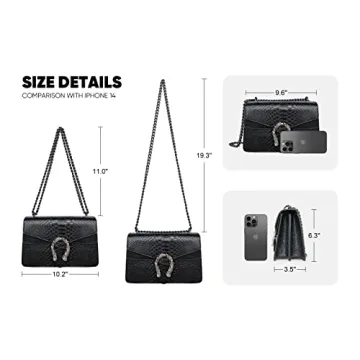 JBB Crossbody Shoulder Purse - Chic Vegan Leather Bag