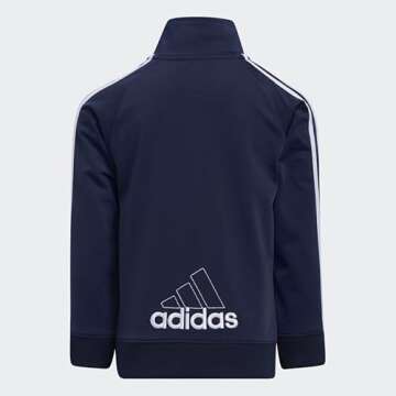 adidas Boys' Tricot Jacket & Pant Clothing Set